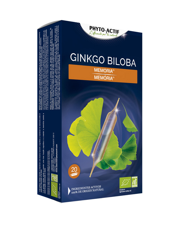Phyto-Actif® Ginkgo biloba ECO AB 20 ampollas Phyto-Actif® Ginkgo biloba ECO AB 20 ampollas