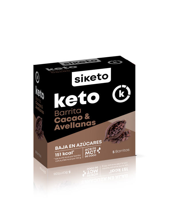 Siketo barrita cacao y avellanas Siketo barrita cacao y avellanas