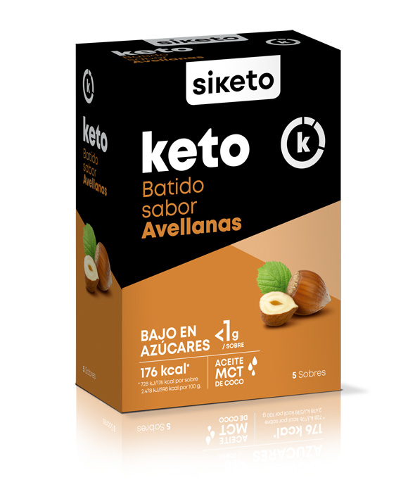 Siketo batido sabor avellanas 5 sobres Siketo batido sabor avellanas 5 sobres